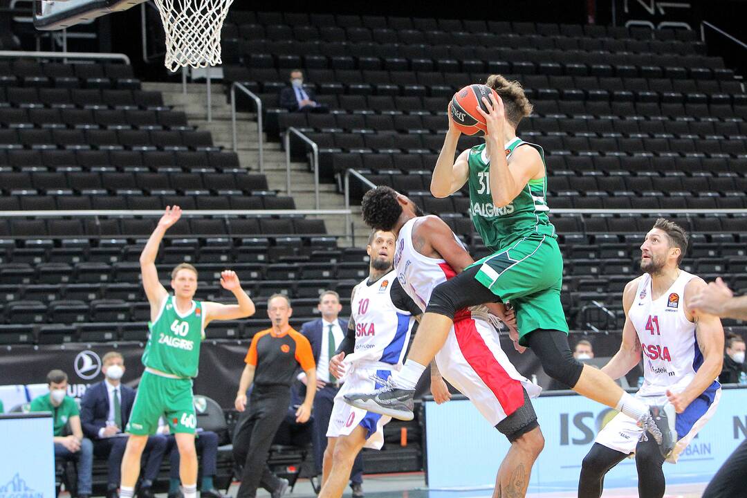 Eurolyga: „Žalgiris“ – CSKA 78:87