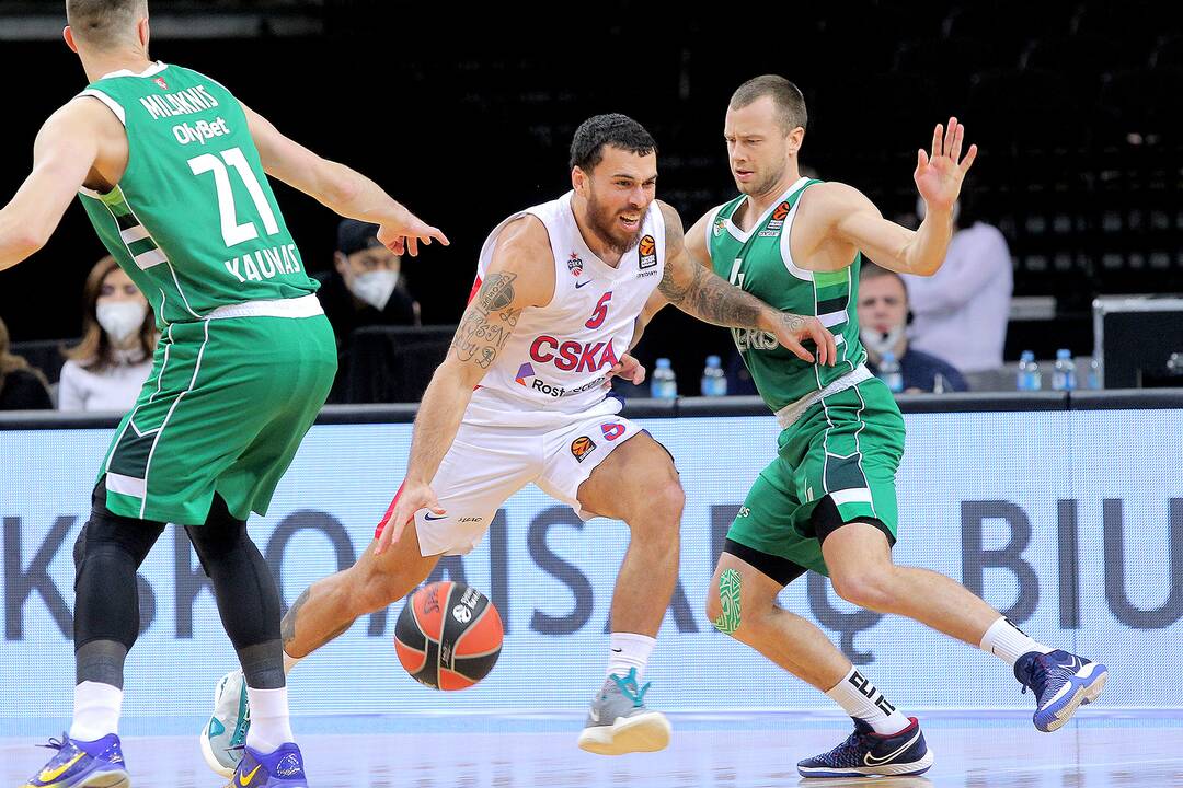 Eurolyga: „Žalgiris“ – CSKA 78:87