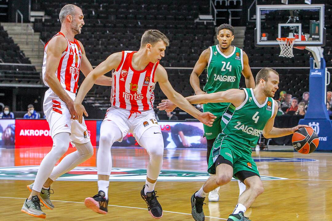 Eurolyga: „Žalgiris“ – „Crvena zvezda“ 75:62