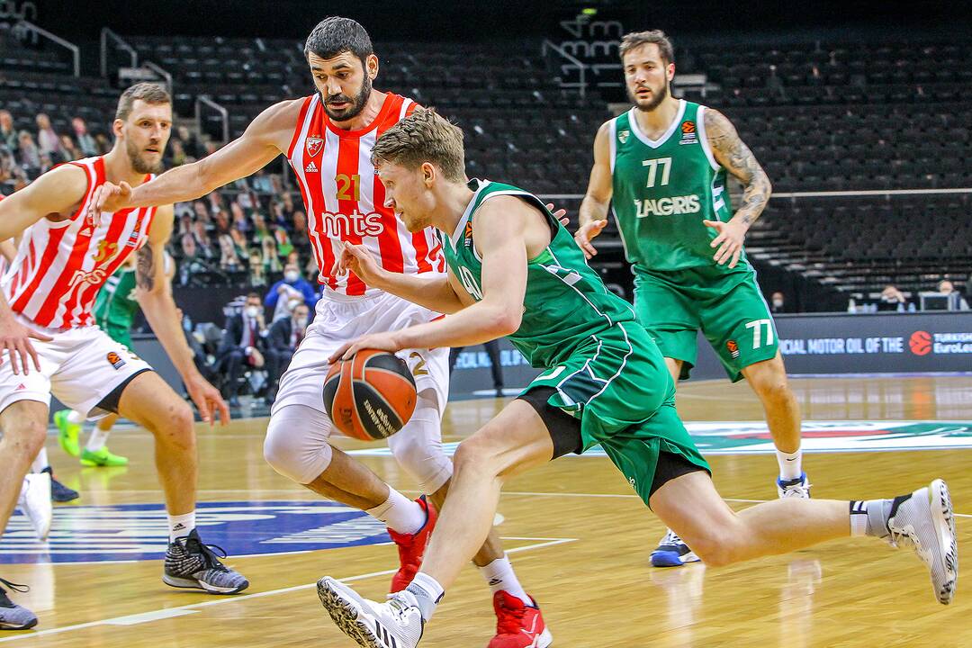 Eurolyga: „Žalgiris“ – „Crvena zvezda“ 75:62