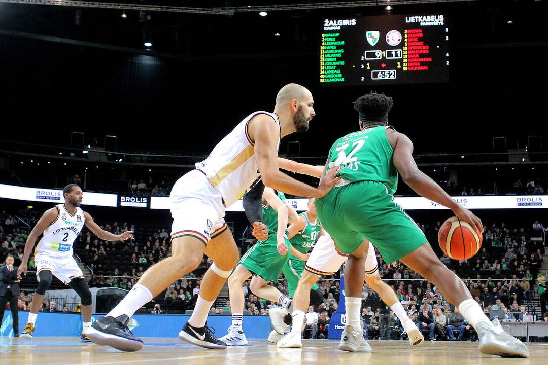 LKL: „Žalgiris“ – „Lietkabelis“ 96:69