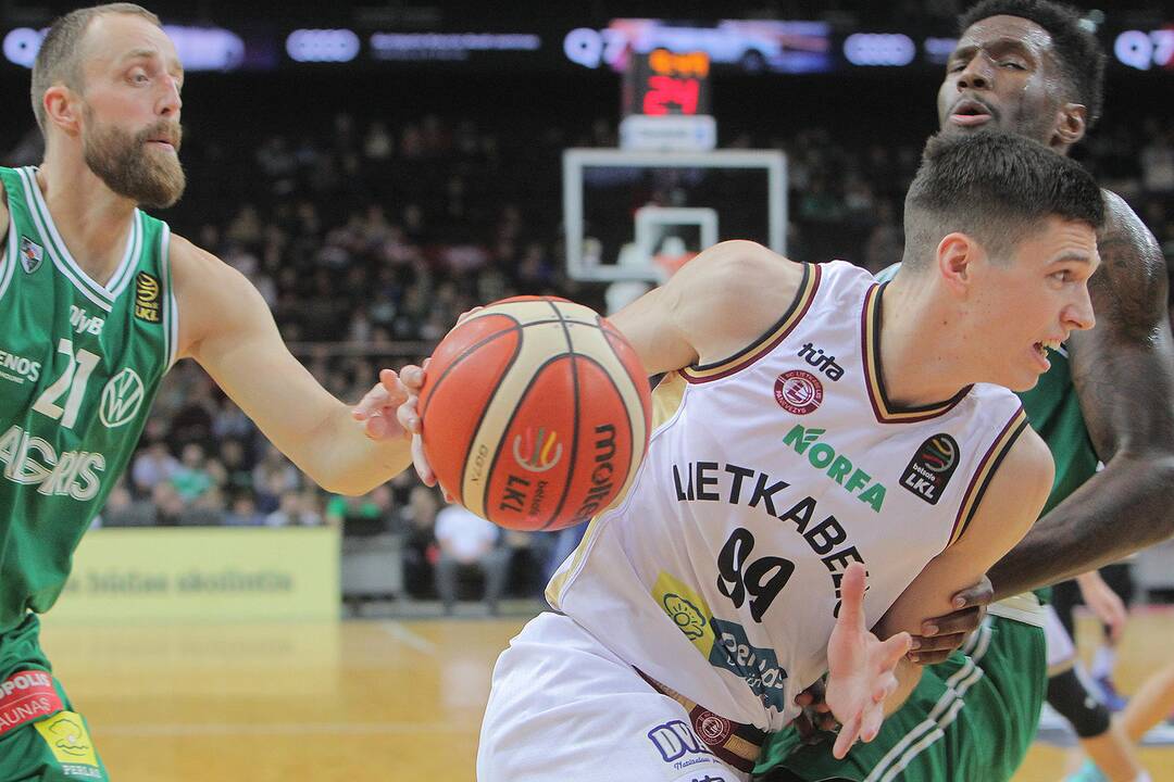 LKL: „Žalgiris“ – „Lietkabelis“ 96:69