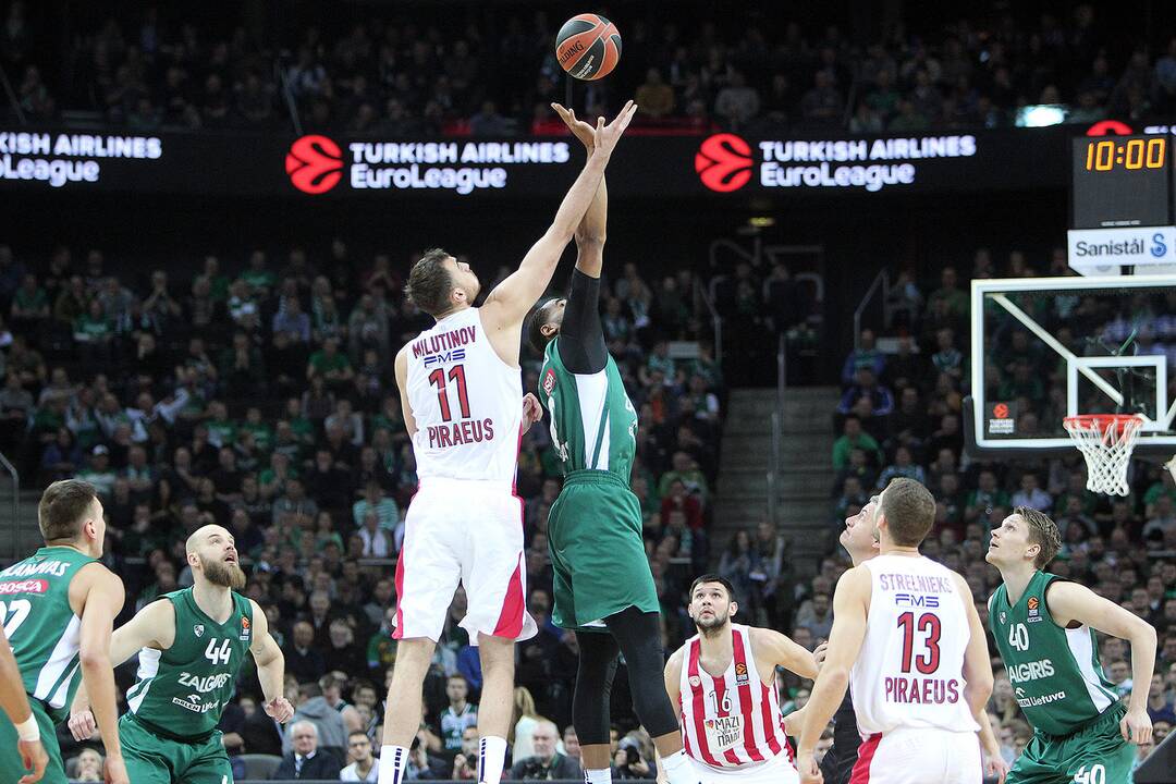 Eurolyga: „Žalgiris“ – „Olympiakos“ 83:75