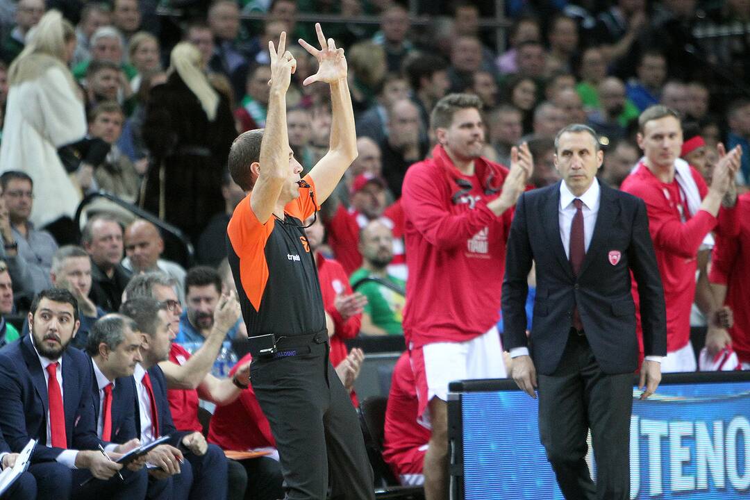 Eurolyga: „Žalgiris“ – „Olympiakos“ 83:75