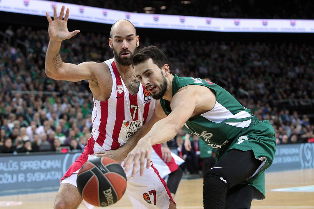 Eurolyga: „Žalgiris“ – „Olympiakos“ 83:75