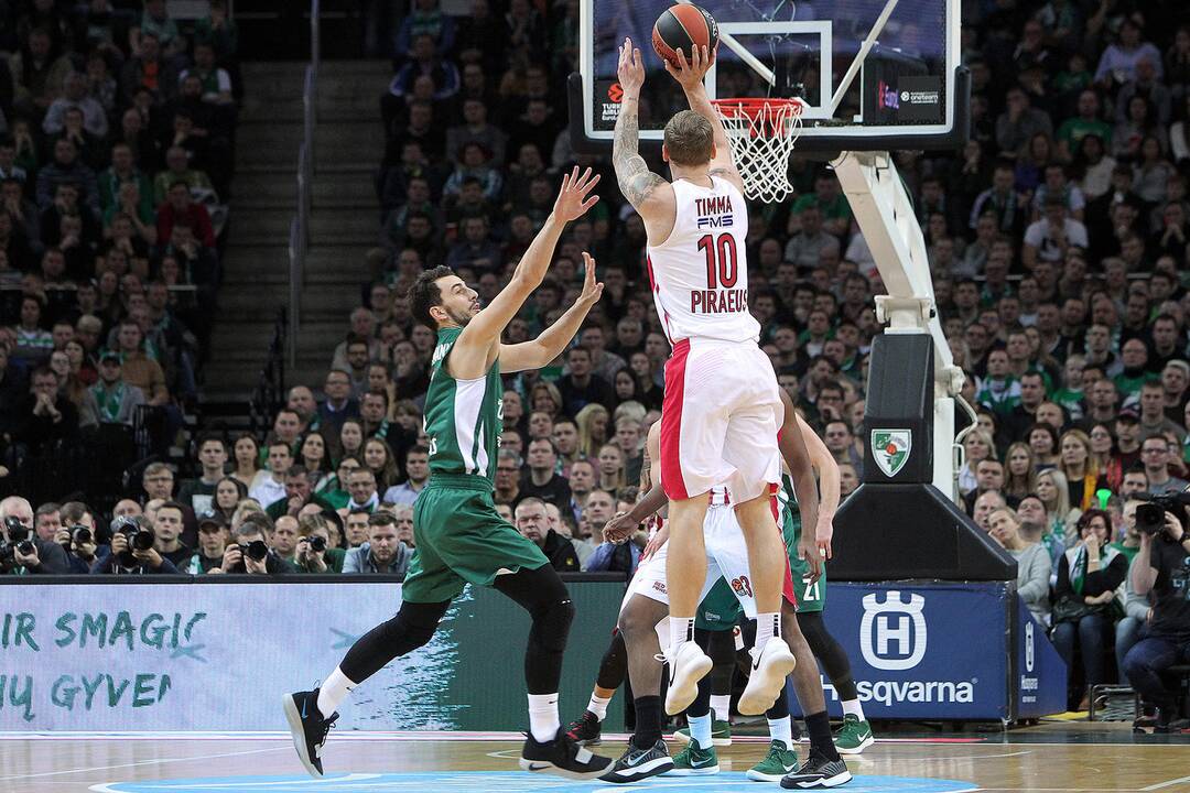 Eurolyga: „Žalgiris“ – „Olympiakos“ 83:75