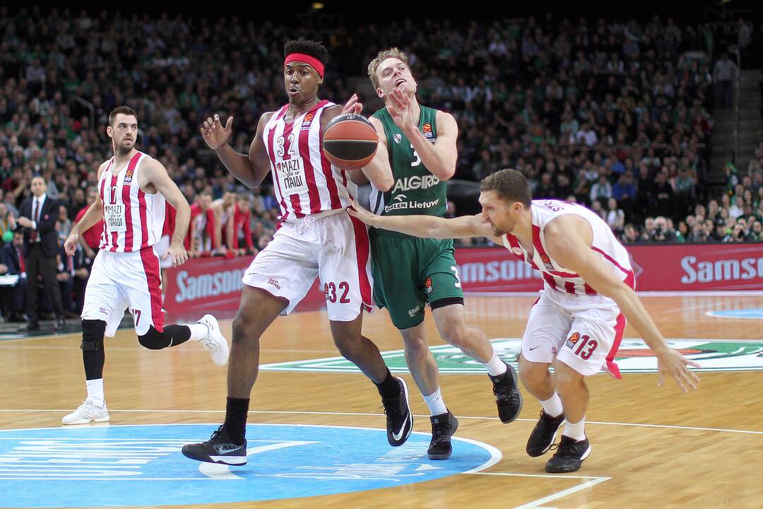 Eurolyga: „Žalgiris“ – „Olympiakos“ 83:75