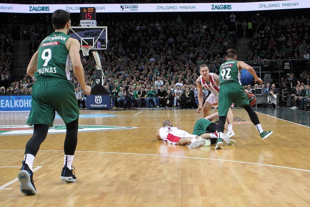 Eurolyga: „Žalgiris“ – „Olympiakos“ 83:75