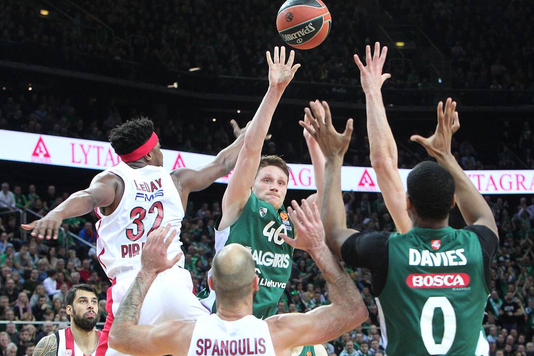 Eurolyga: „Žalgiris“ – „Olympiakos“ 83:75