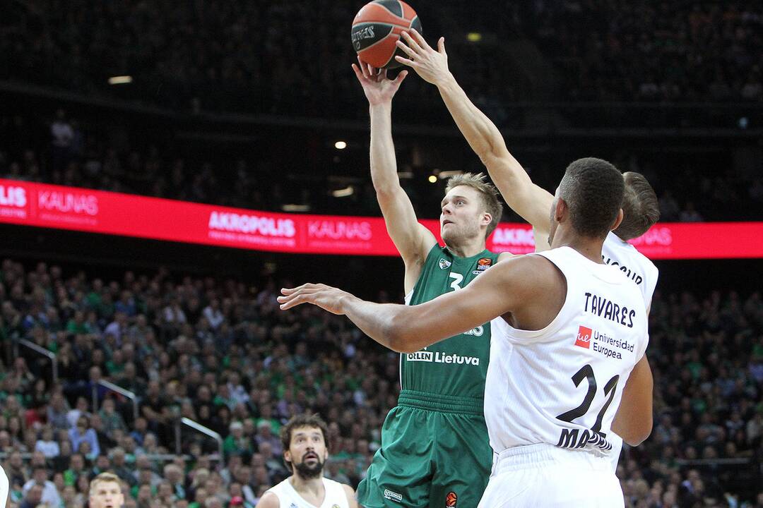 Eurolyga: „Žalgiris“ – „Real“ 79:90