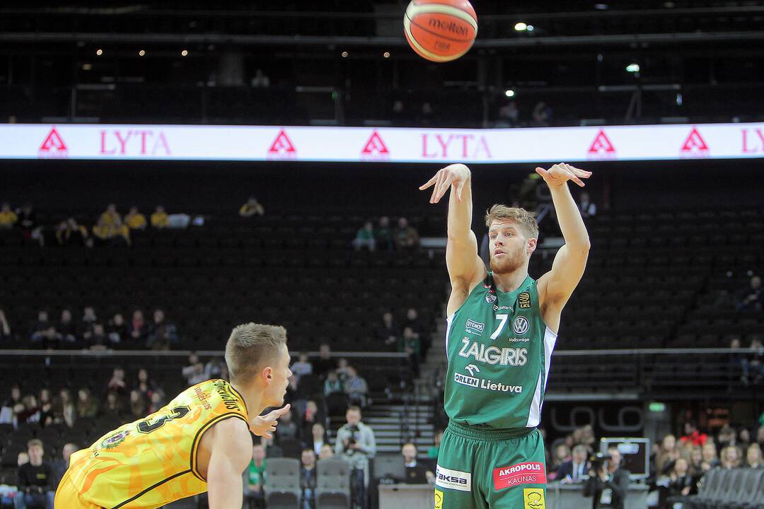 KMT ketvirtfinalis: „Žalgiris“ – „Šiauliai“ 100:75
