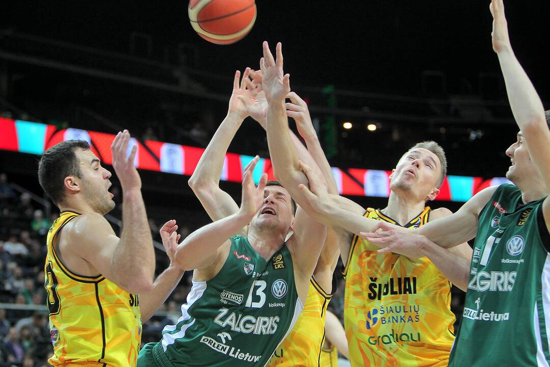KMT ketvirtfinalis: „Žalgiris“ – „Šiauliai“ 100:75