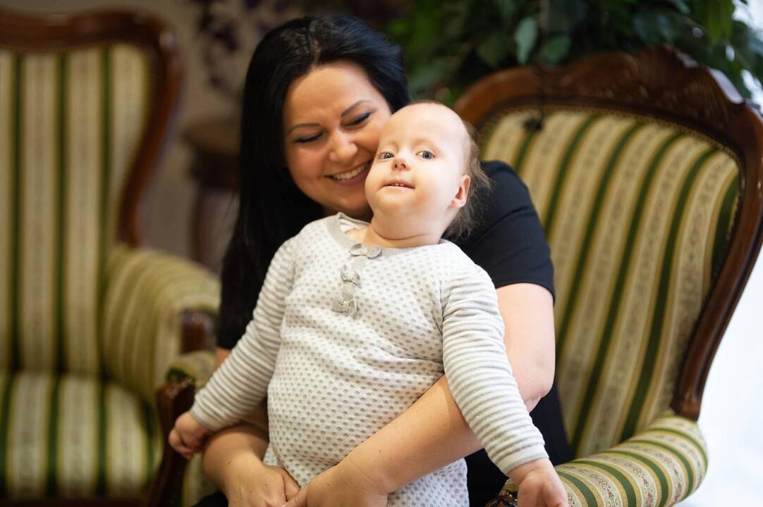 Rimantas Kėvalas ir Elzė su mama