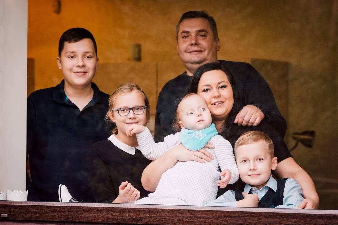 Rimantas Kėvalas ir Elzė su mama