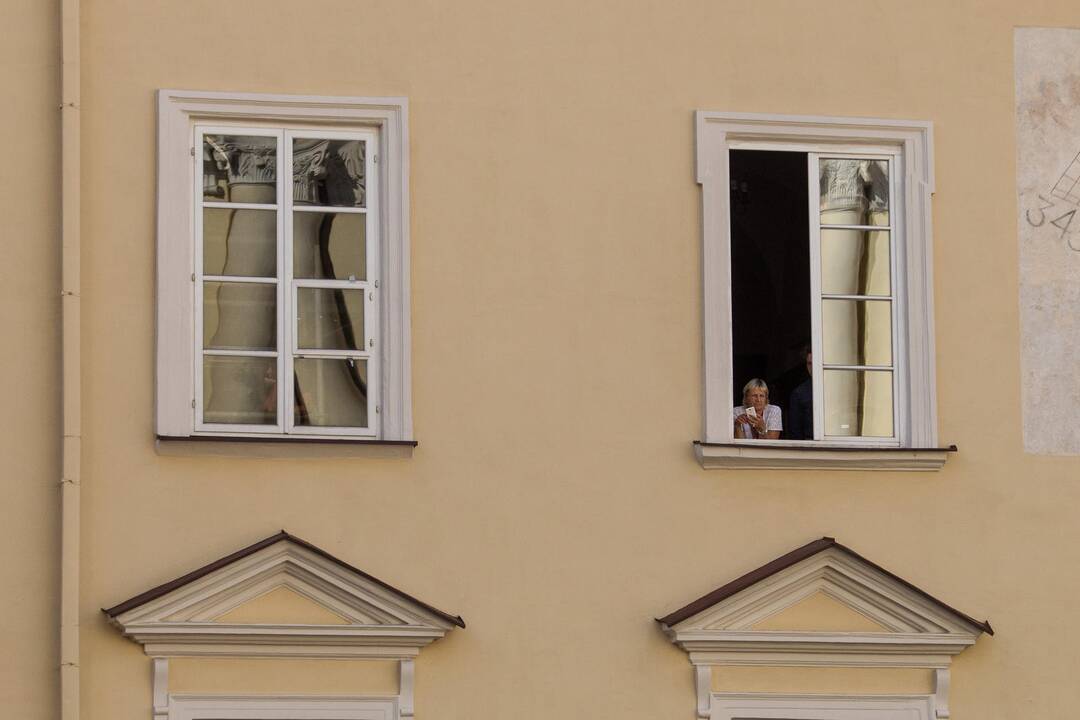 Šventinė VU studentų eisena