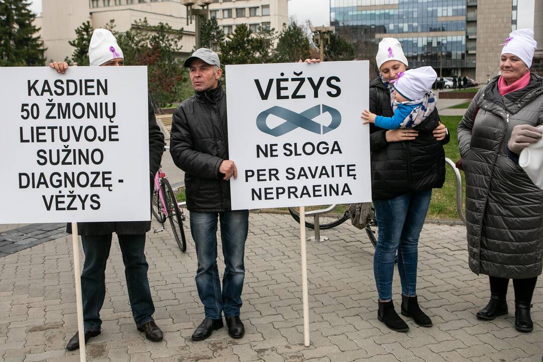 Mitingas „Vėžys ne sloga“