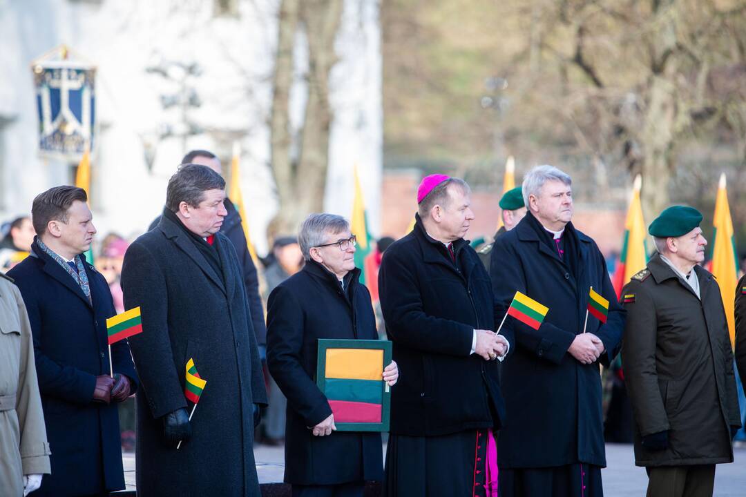 Tradicinė valstybinės vėliavos pakeitimo ceremonija