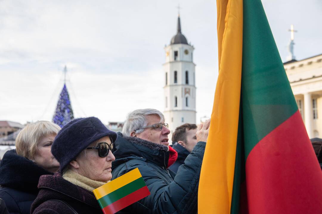 Tradicinė valstybinės vėliavos pakeitimo ceremonija