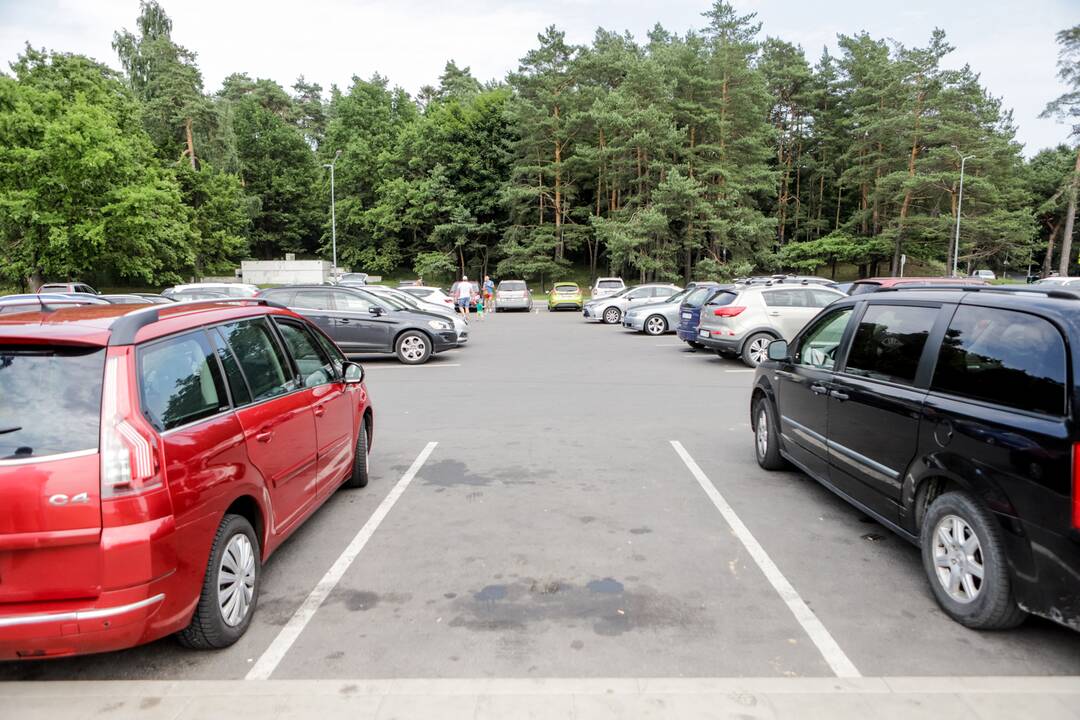 Kauniečiai savaitgalį leido prie vandens telkinių