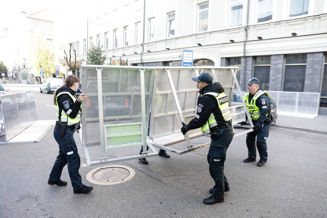 Kaunas ruošiasi eitynėms: centre – šimtai policijos pareigūnų