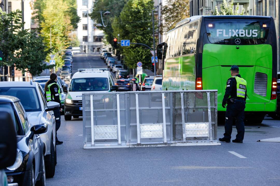 Kaunas ruošiasi eitynėms: centre – šimtai policijos pareigūnų