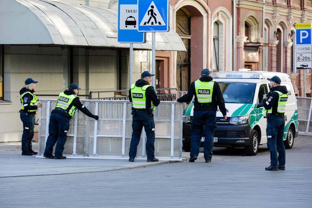 Kaunas ruošiasi eitynėms: centre – šimtai policijos pareigūnų