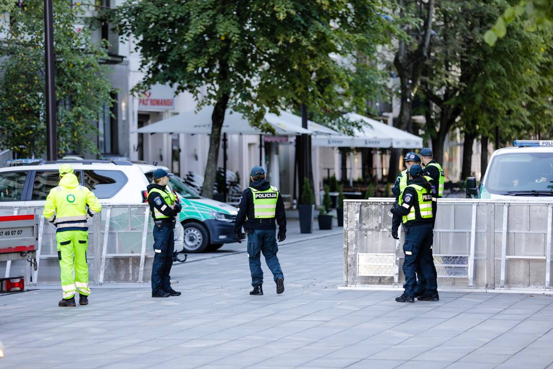 Kaunas ruošiasi eitynėms: centre – šimtai policijos pareigūnų