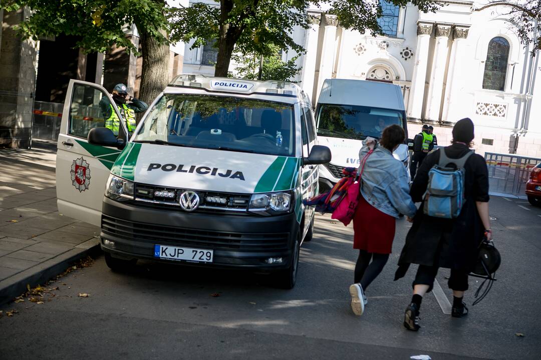 Kaunas ruošiasi eitynėms: centre – šimtai policijos pareigūnų