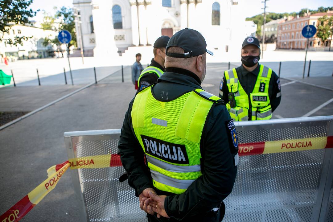 Kaunas ruošiasi eitynėms: centre – šimtai policijos pareigūnų