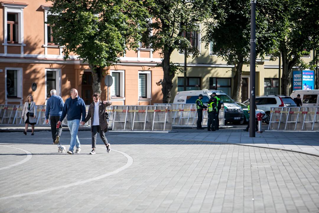 Kaunas ruošiasi eitynėms: centre – šimtai policijos pareigūnų