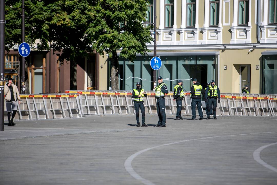 Kaunas ruošiasi eitynėms: centre – šimtai policijos pareigūnų