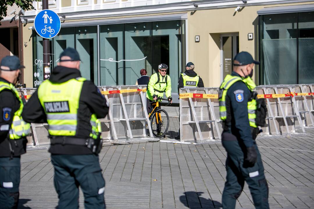 Kaunas ruošiasi eitynėms: centre – šimtai policijos pareigūnų