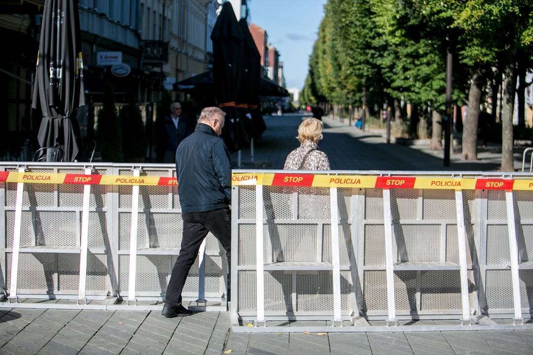 Kaunas ruošiasi eitynėms: centre – šimtai policijos pareigūnų
