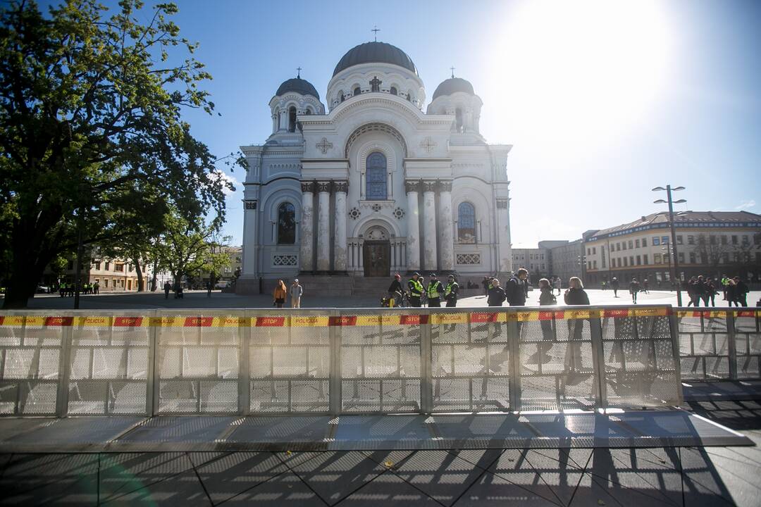 Kaunas ruošiasi eitynėms: centre – šimtai policijos pareigūnų