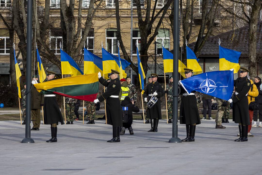 Lukiškių aikštėje vyko Lietuvos įstojimo į NATO minėjimas