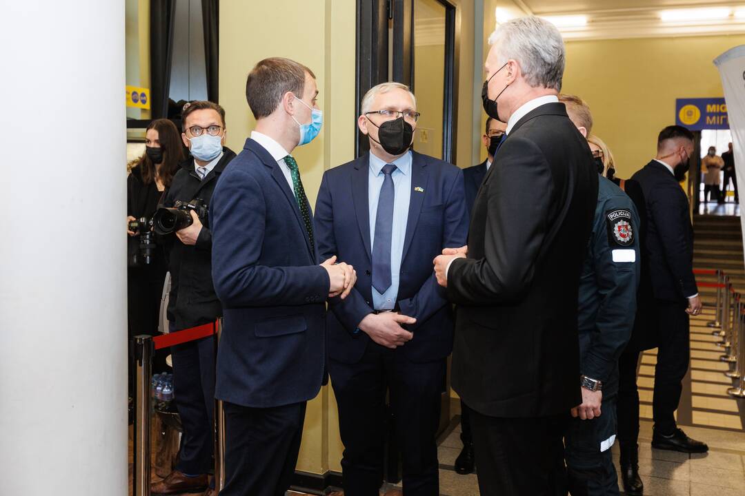 D. ir G. Nausėdos apsilankė ukrainiečių registracijos centre Kaune