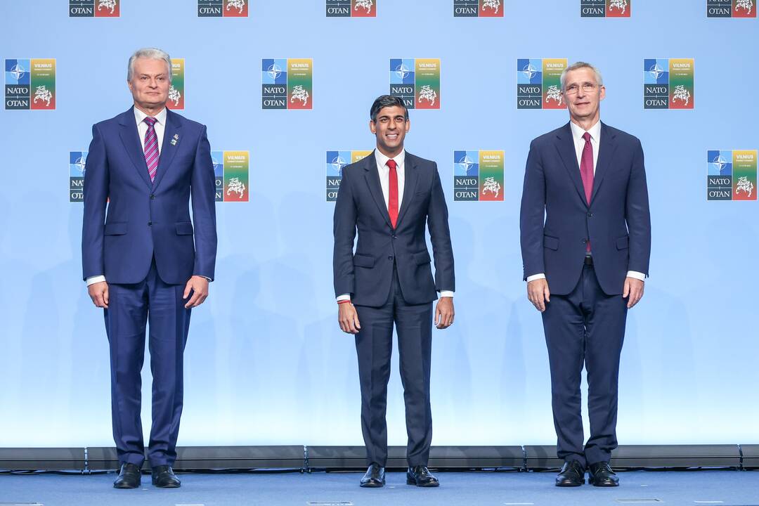 NATO lyderių pasitikimo ceremonija