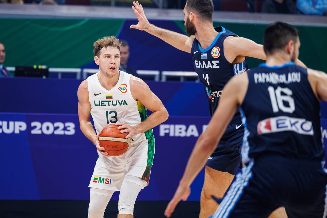 Pasaulio krepšinio čempionato Filipinuose grupės rungtynės: Lietuva – Graikija