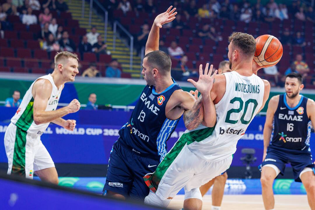Pasaulio krepšinio čempionato Filipinuose grupės rungtynės: Lietuva – Graikija