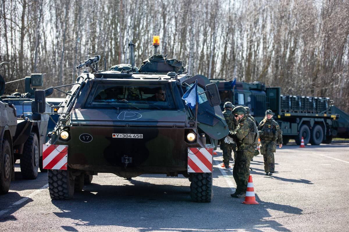 Vokietijos Padidinto budrumo brigados 91-asis pėstininkų bataliono perkėlimas į Lietuvą