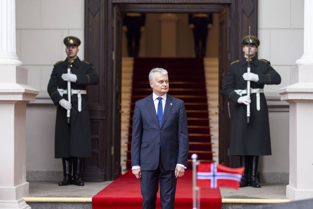 G. Nausėda susitiko su Norvegijos sosto įpėdiniu kronprincu Haakonu