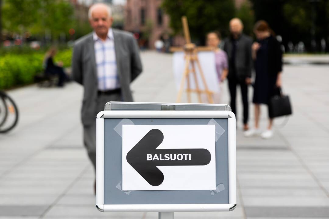 A. Armonaitė balsavo išankstiniuose EP rinkimuose