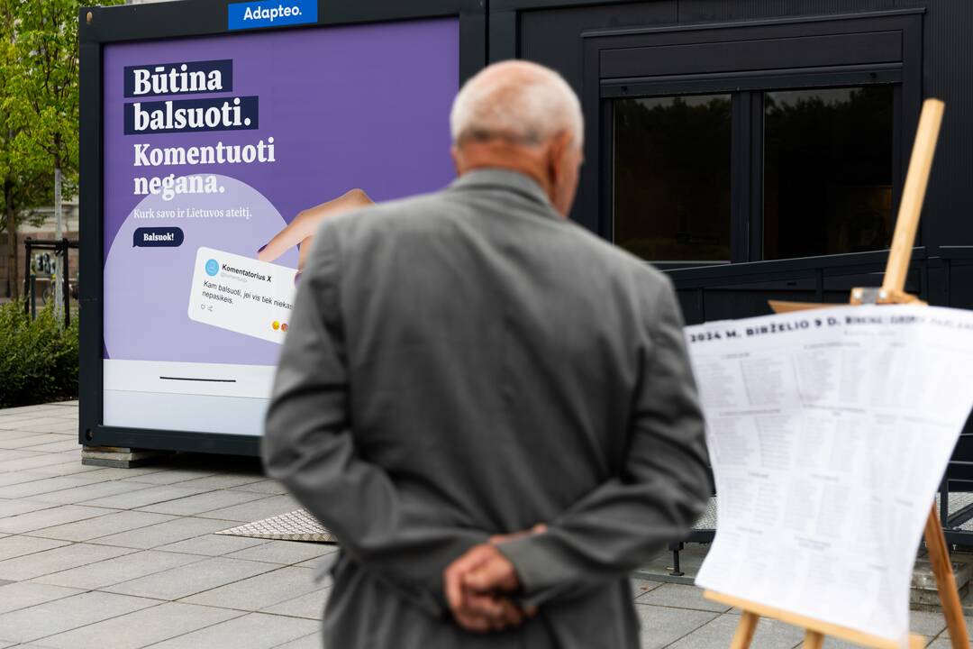 A. Armonaitė balsavo išankstiniuose EP rinkimuose