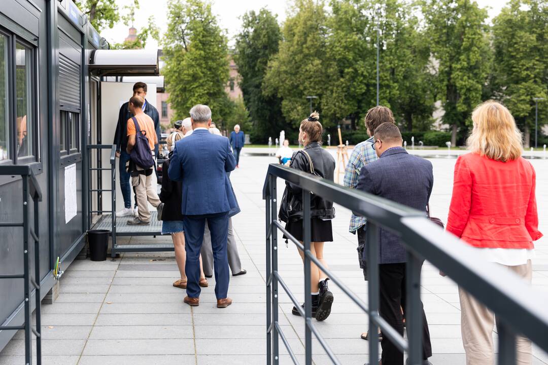 A. Armonaitė balsavo išankstiniuose EP rinkimuose