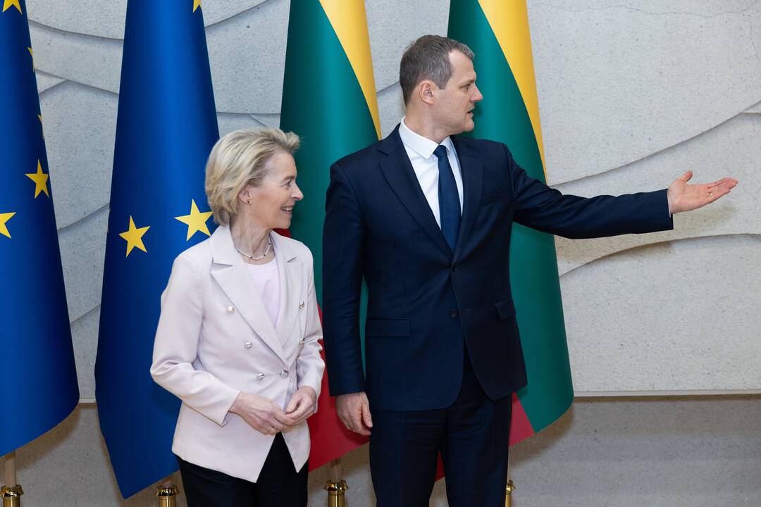 Ursula von der Leyen susitiko su Gintautu Palucku