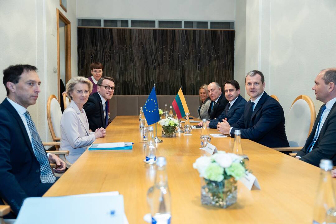 Ursula von der Leyen susitiko su Gintautu Palucku