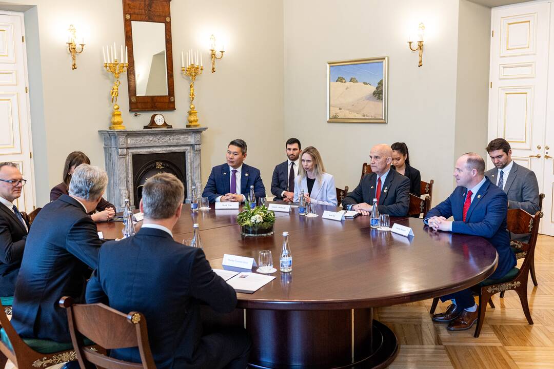 Gitanas Nausėda susitiko su JAV Kongreso nariais