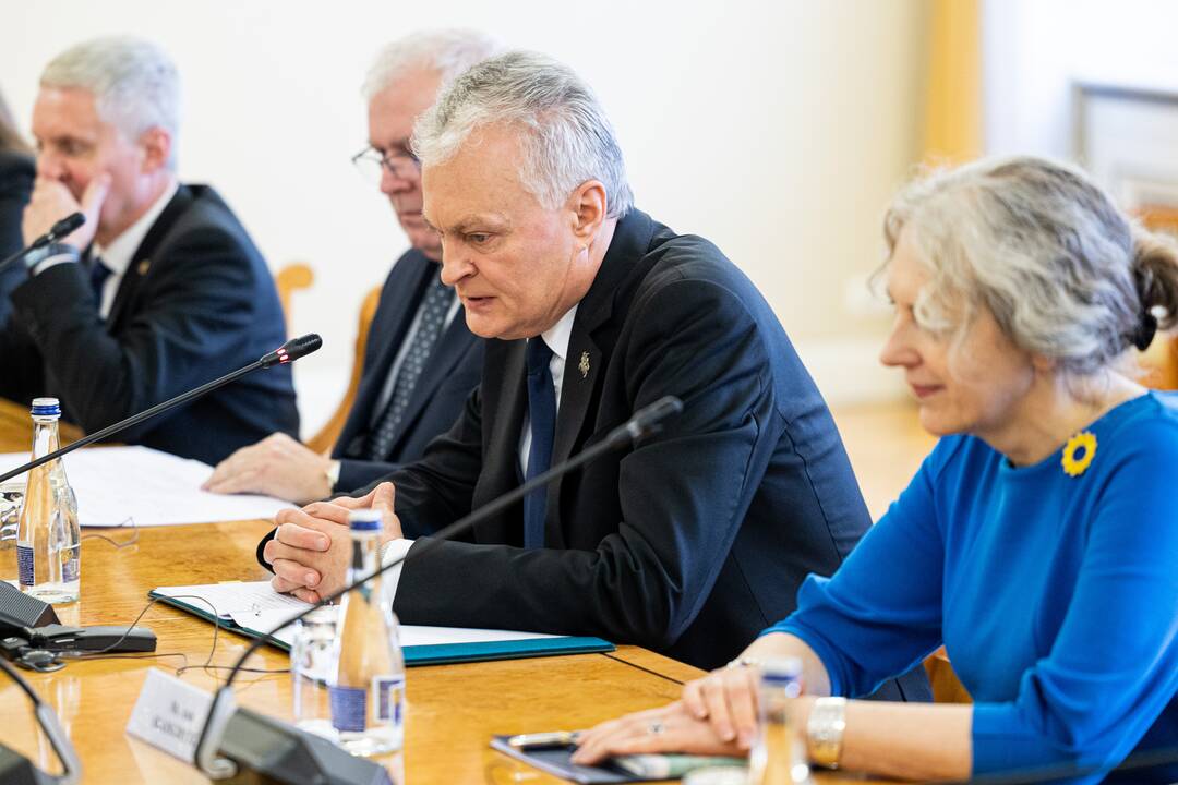 Ukrainos ir Lietuvos prezidentų delegacijų susitikimas