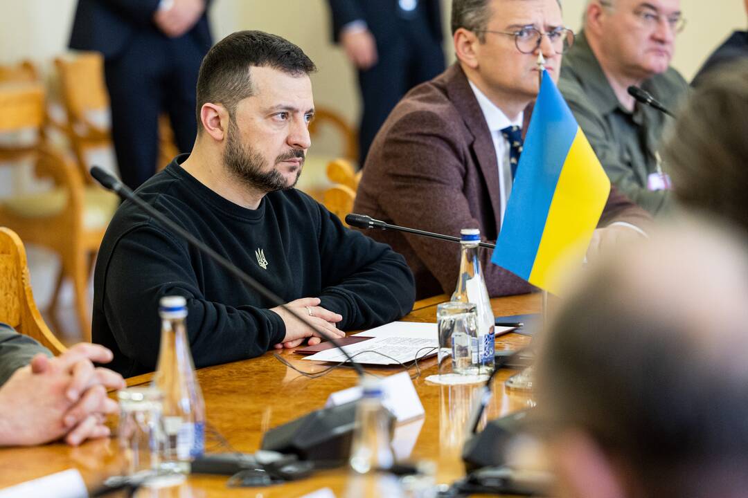 Ukrainos ir Lietuvos prezidentų delegacijų susitikimas