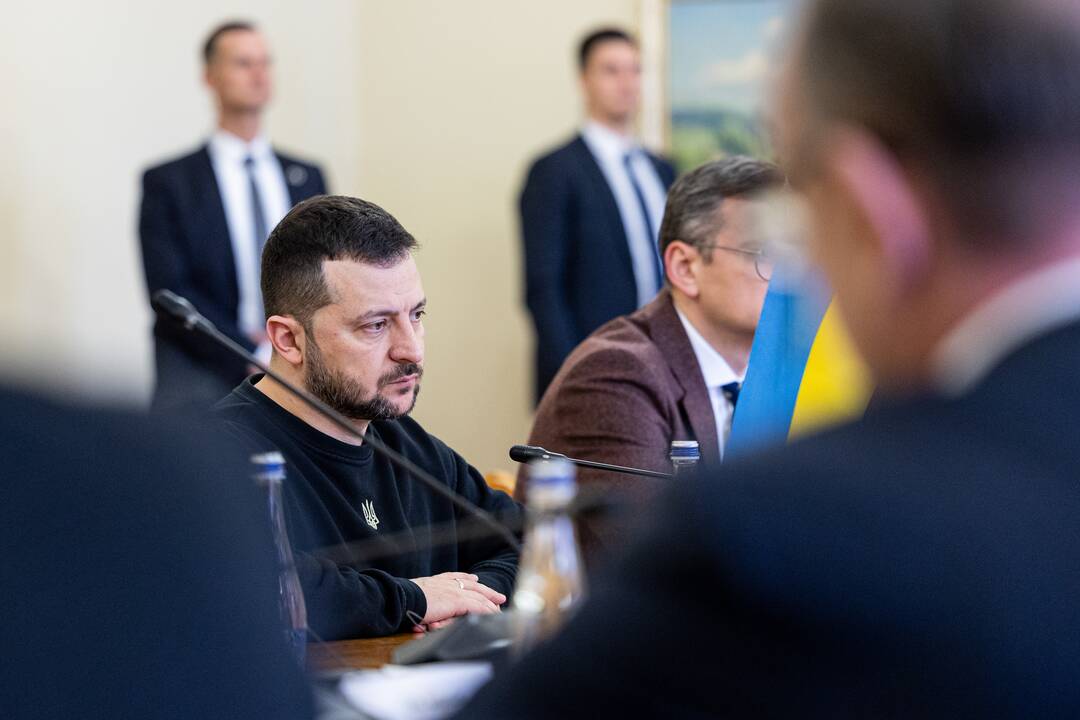 Ukrainos ir Lietuvos prezidentų delegacijų susitikimas